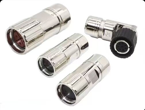 Moog ITT Servo Motor Connector with 1000V Voltage Rating 10PIN Insulation Resistance and Crimp/Solder Termination for Industrial Automation