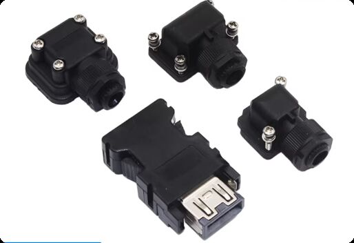 Applicable Mitsubishi servo drive encoder motor power cable plug SM-10P Mitsubishi 2/4/9P connector