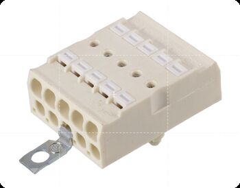 10PIN Insulation Resistance 1000V Voltage Rating Crimp Solder Termination Servo Motor Connector for Industrial Automation