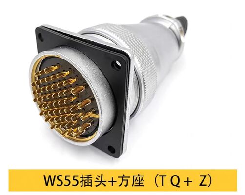 1000V Voltage Rating Servo Motor Connector with Silver and Gold Plated Contacts for Panel and Cable Mount