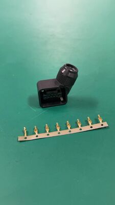 Yaskawa 9pin Servo Motor Connector with Silver and Gold Contact Plating for Industrial Automation and Crimp/Solder Termination