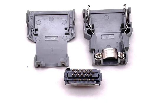 20-pin FANUC Servo Motor Connector with 1000V Voltage Rating and Crimp/Solder Termination