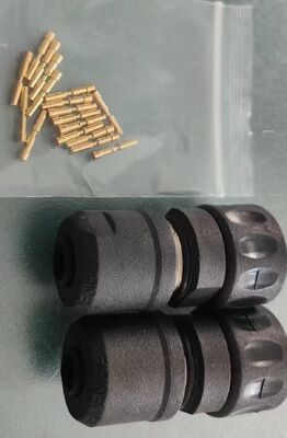 Heidenhain 17-pin Female Servo Motor Connector with White Insert Hole and Silver Contact Plating