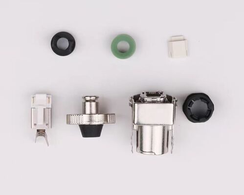 Zinc Alloy Large Head Coded RJ45 Crystal Head Servo Motor Connector IP67 6FX5002-0DM67