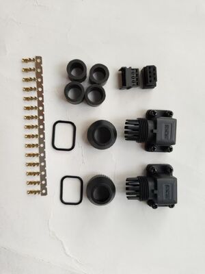 1000V Servo Motor Connectors with Crimp/Solder Termination and Silver Gold Plated Contacts for Industrial Automation